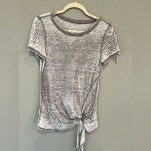 Susina Tie Front T Shirt Tie Dye Color